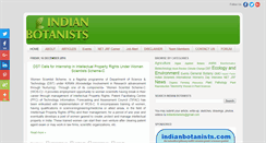 Desktop Screenshot of indianbotanists.com