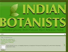 Tablet Screenshot of indianbotanists.com
